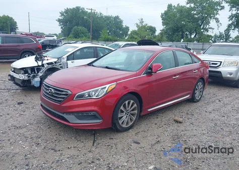 2015 Hyundai Sonata Sport z USA, uszkodzony, nr VIN 5NPE34AF7FH121238